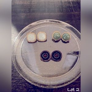 🔹3/$20 Assorted Stud Earrings, Set of 3